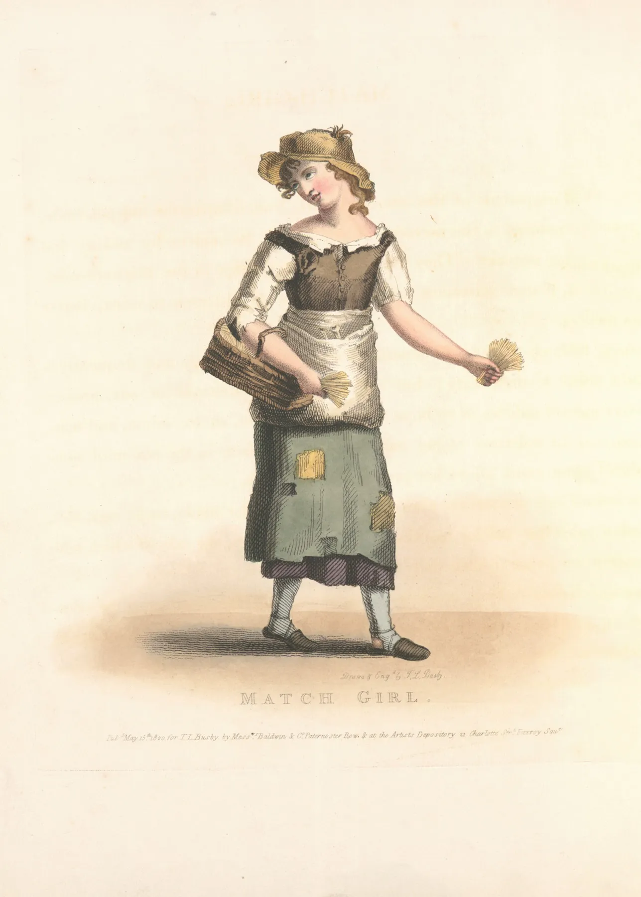 Match Girl Wall Art by Thomas Lord Busby - High-Resolution Digital Print