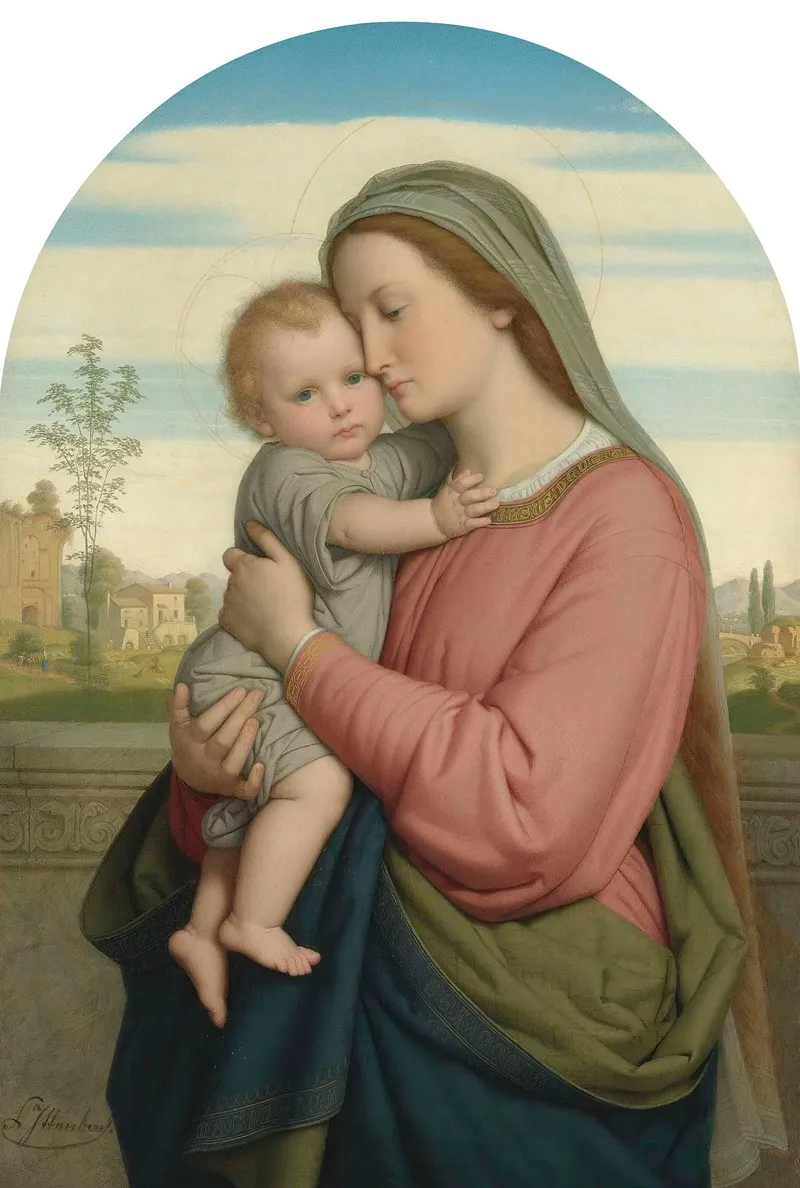 Mater Christi Wall Art by Franz Ittenbach - High-Resolution Digital Print