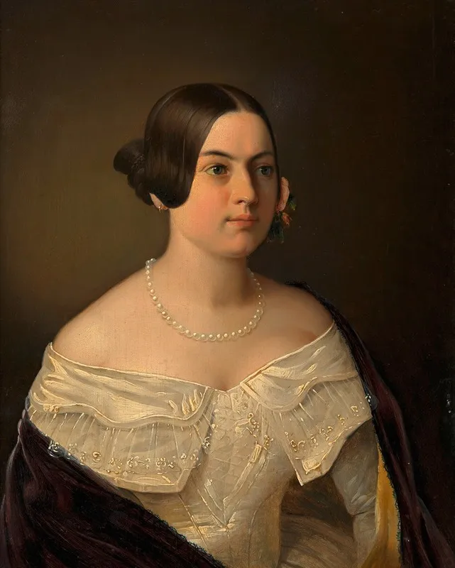 Mathilde Rebracha Geb Furgantner Wall Art by Franz Eybl - High-Resolution Digital Print