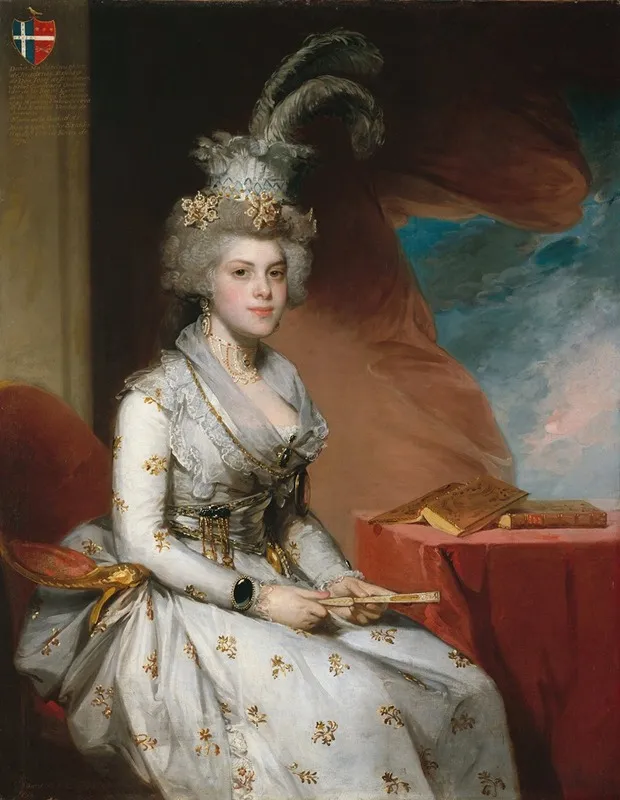 Matilda Stoughton De Jaudenes Wall Art by Gilbert Stuart - High-Resolution Digital Print
