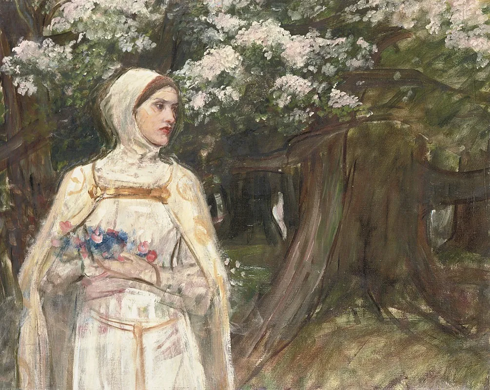 Matilda Wall Art by John William Waterhouse - High-Resolution Digital Print