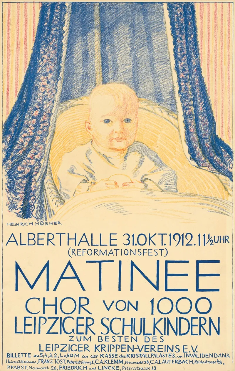 Matinee Chor Von 1000 Leipziger Schulkindern Wall Art by Heinrich Hübner - High-Resolution Digital Print