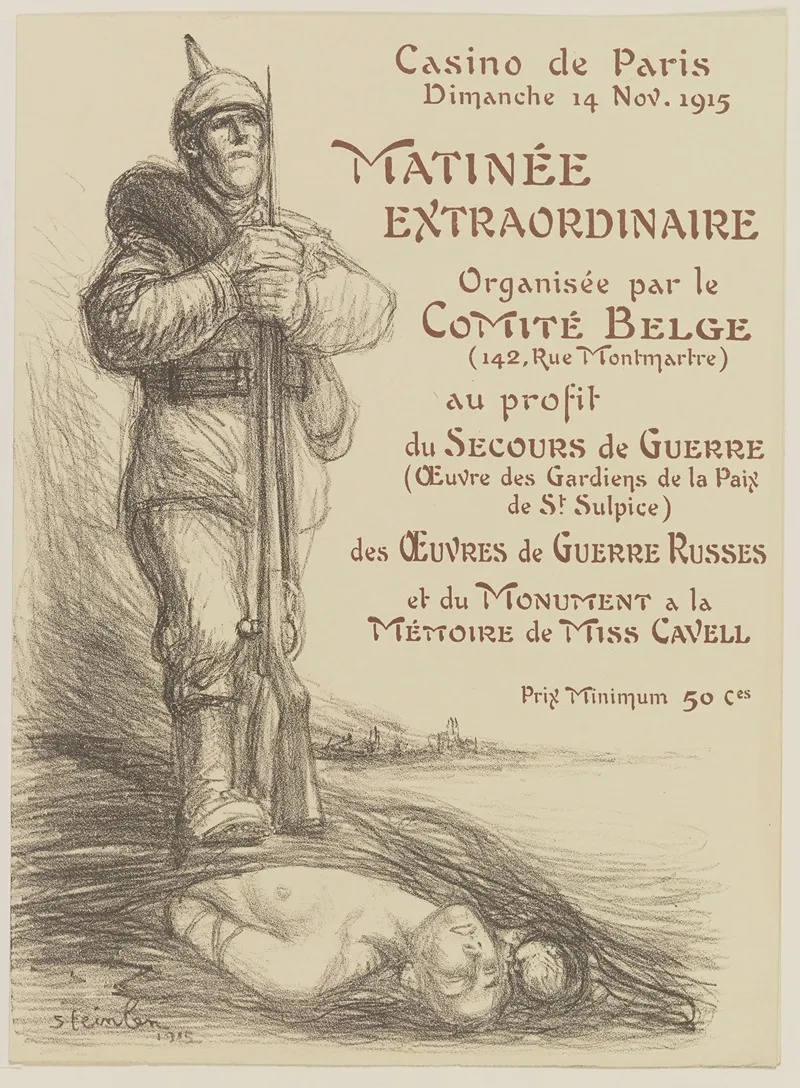 Matinee Extraordinaire Organisee Par Le Comite Belge