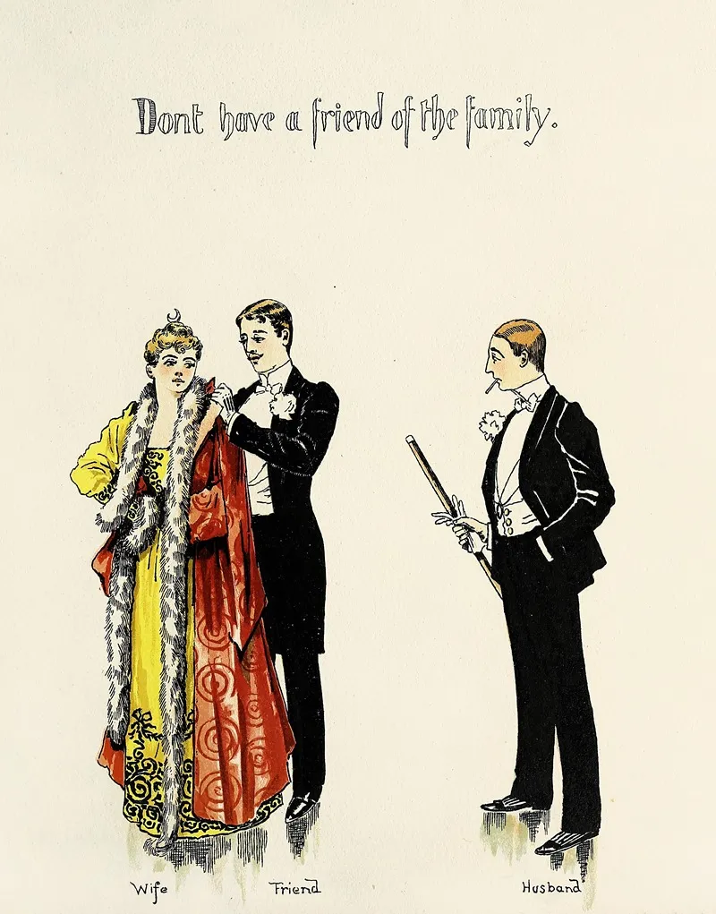 Matrimonial Advice Pl08 Wall Art by Harry Whitney McVickar - High-Resolution Digital Print