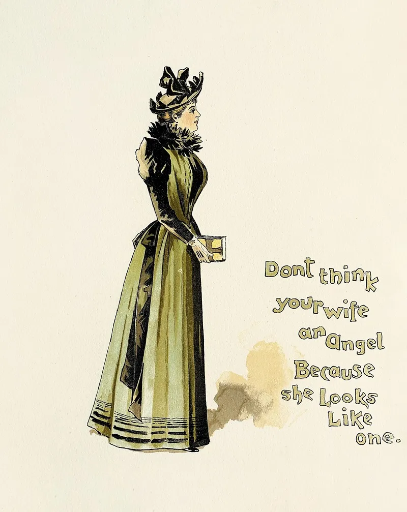 Matrimonial Advice Pl09 Wall Art by Harry Whitney McVickar - High-Resolution Digital Print