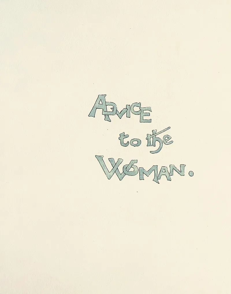 Matrimonial Advice Pl11 Wall Art by Harry Whitney McVickar - High-Resolution Digital Print