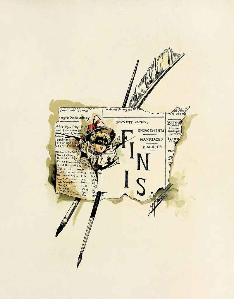 Matrimonial Advice Pl18 Wall Art by Harry Whitney McVickar - High-Resolution Digital Print