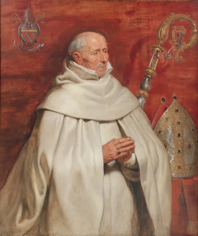 Matthaeus Yrsselius 1541 1629 Abbot Of Sint Michiels Abbey In Antwerp Wall Art by Peter Paul Rubens - High-Resolution Digital Print