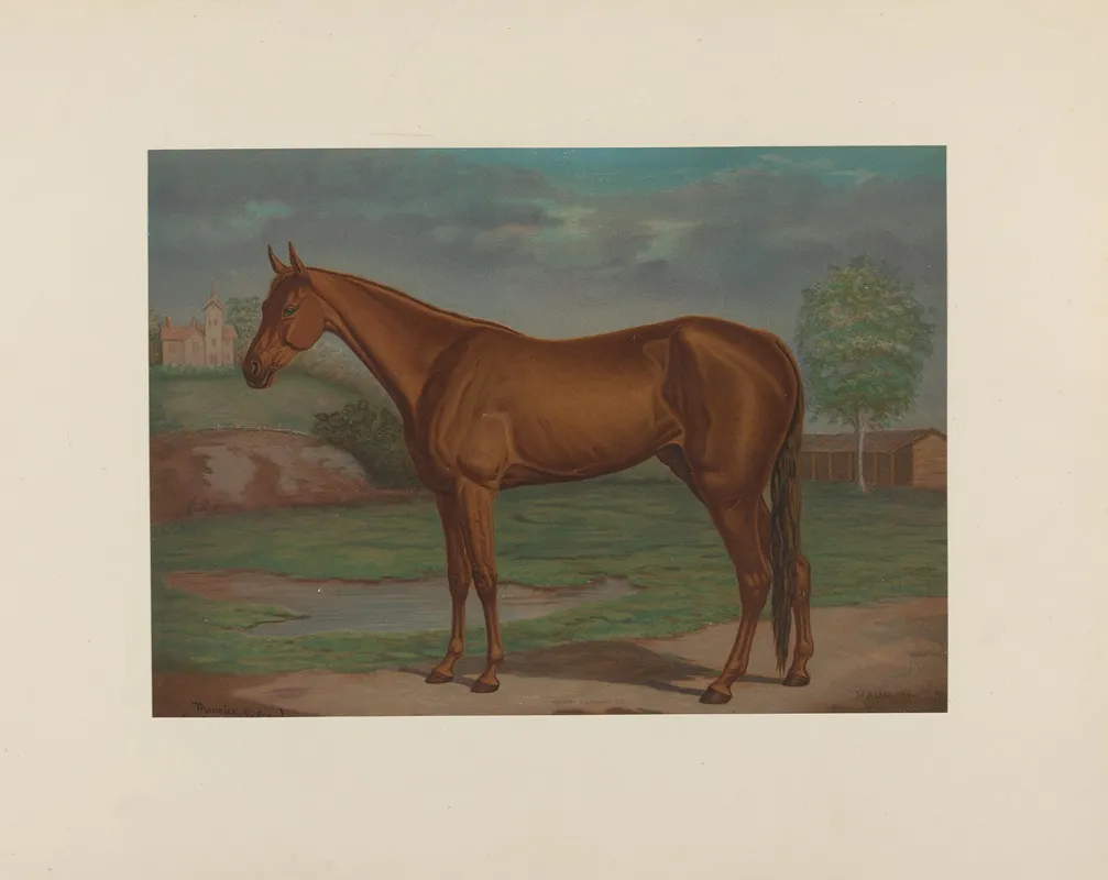 Maud S The Queen Of The Trotting Turf Wall Art by Maurice Scanlan - High-Resolution Digital Print