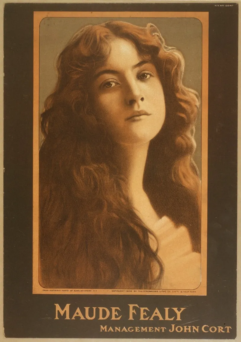 Maude Fealy Wall Art by Burr McIntosh - High-Resolution Digital Print