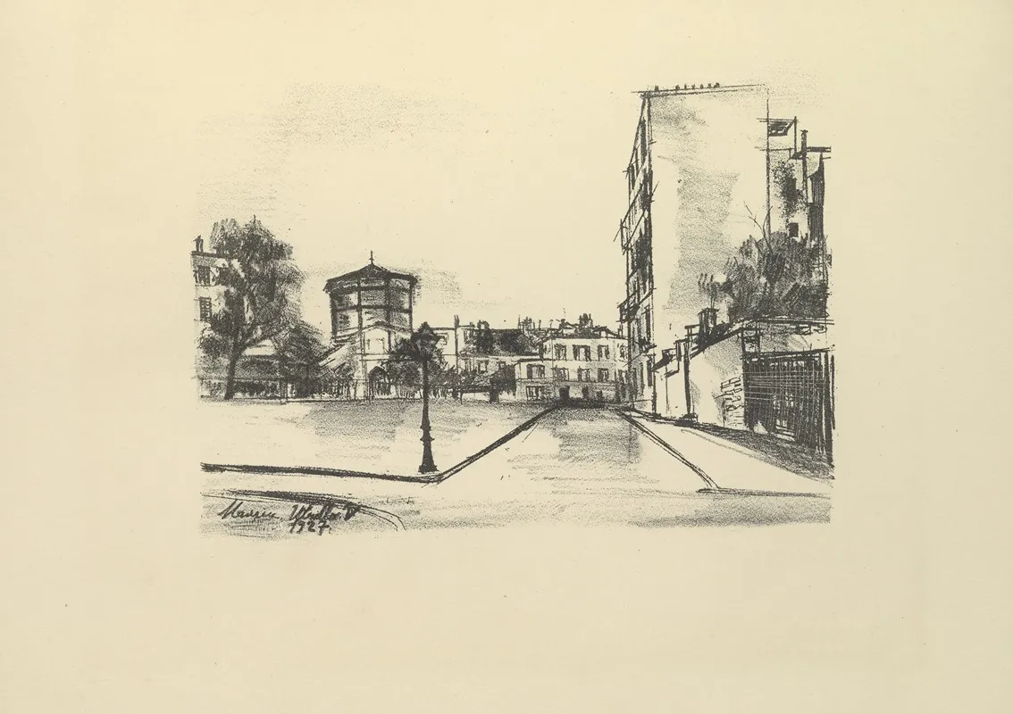 Maurice Utrillo Rue De Labreuvoir Wall Art by Paul Valéry - High-Resolution Digital Print