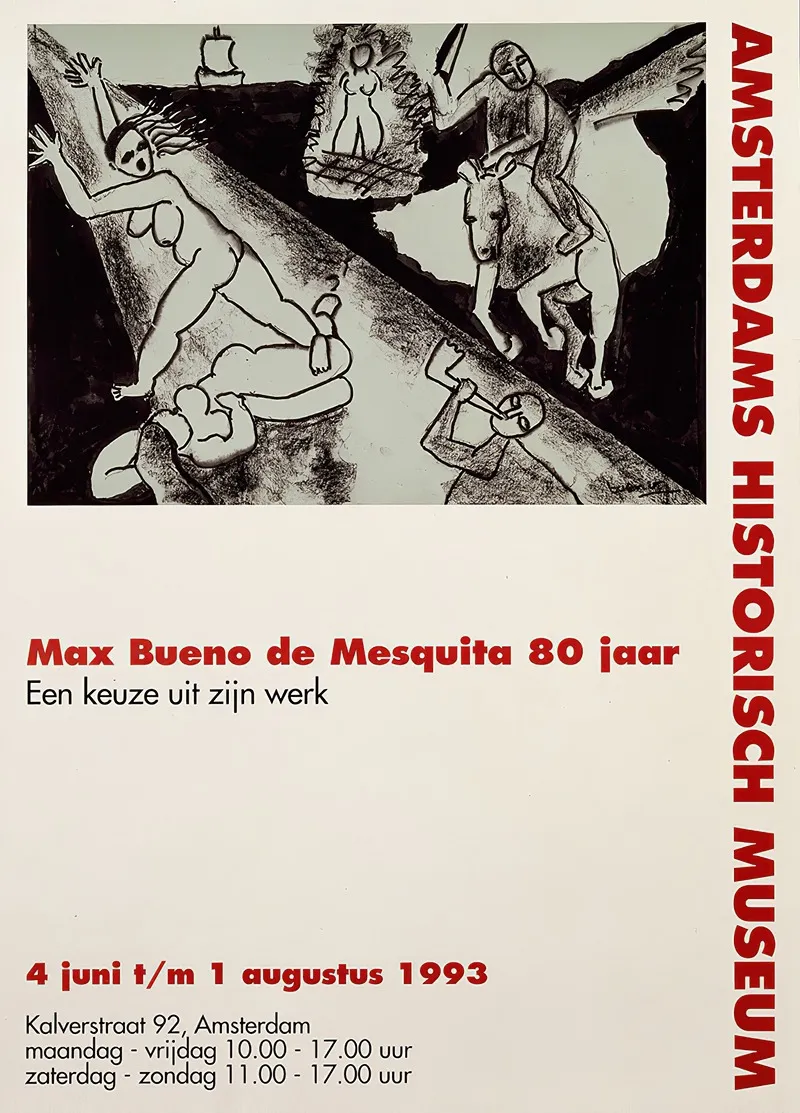 Max Bueno De Mesquita 80 Jaar Wall Art by Edo Mulder - High-Resolution Digital Print