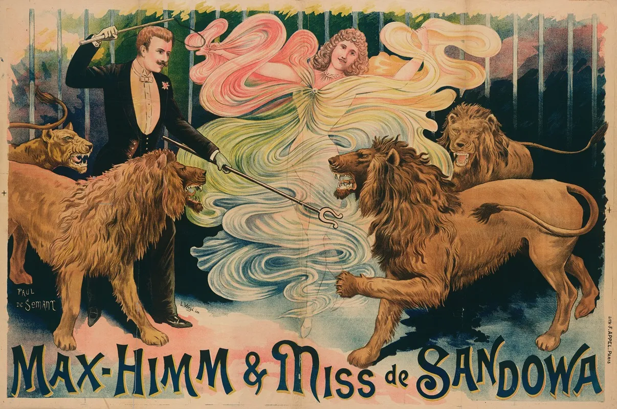 Max Himm Miss De Sandowa Wall Art by Paul De Sémant - High-Resolution Digital Print