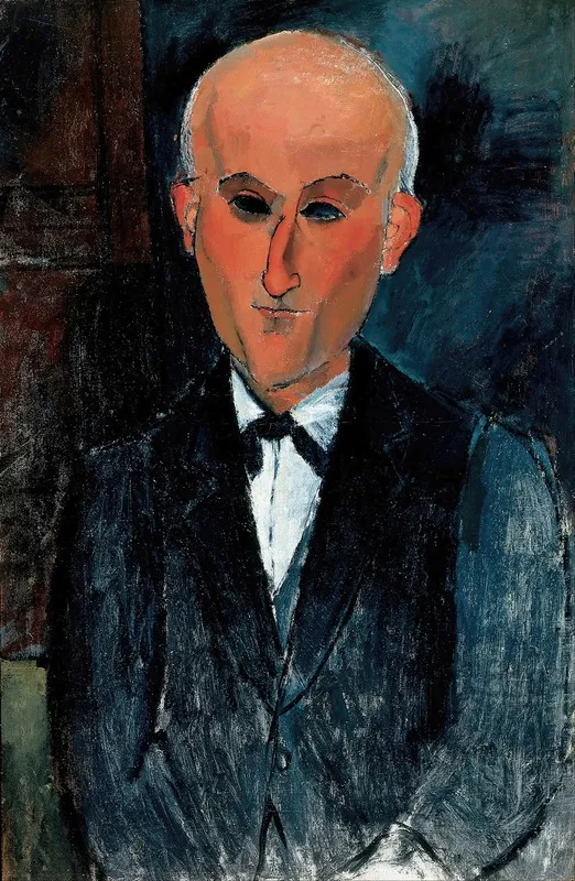 Max Jacob 1876 1944 Wall Art by Amedeo Modigliani - High-Resolution Digital Print