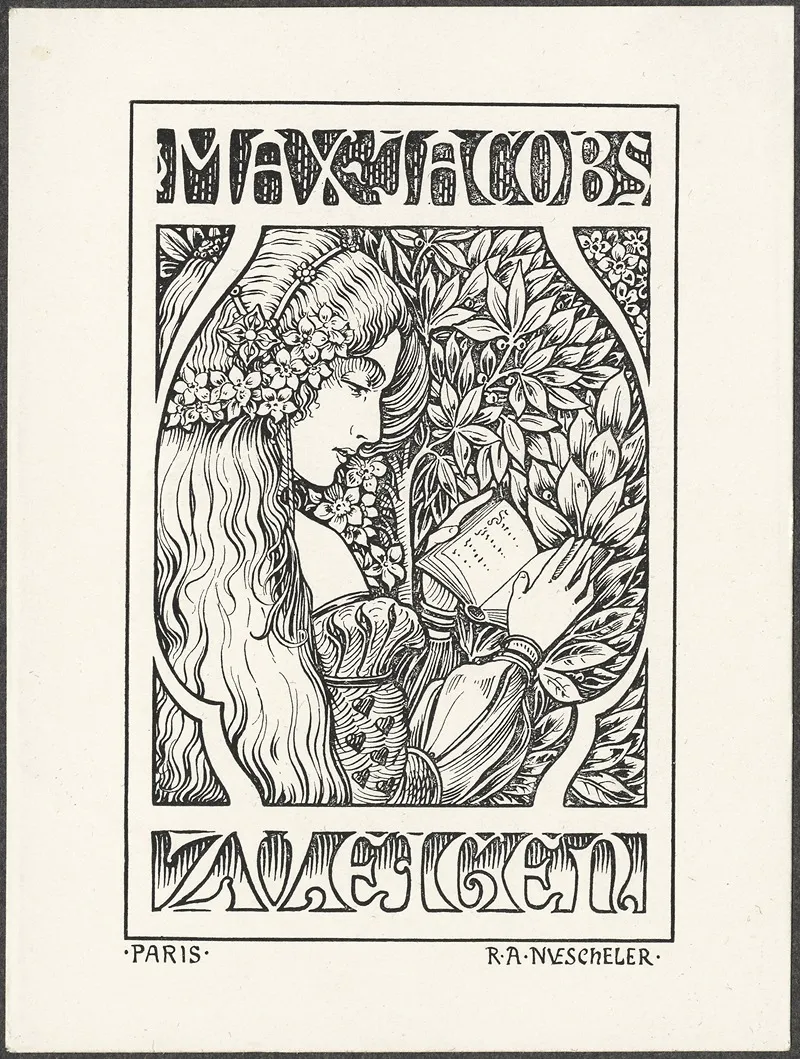 Max Jacobs Wall Art by R. A. Nuscheler - High-Resolution Digital Print