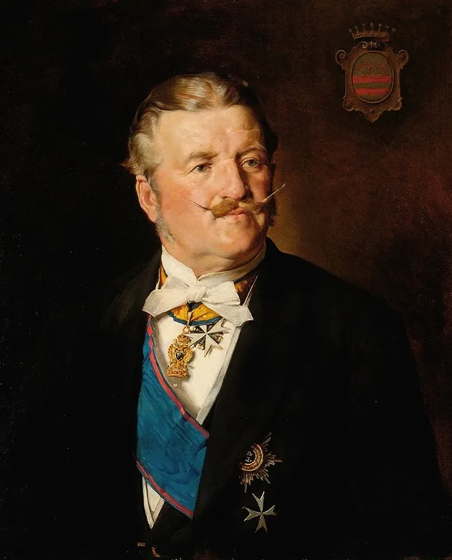 Maximilian Baron Von Washington Wall Art by Julius Victor Berger - High-Resolution Digital Print