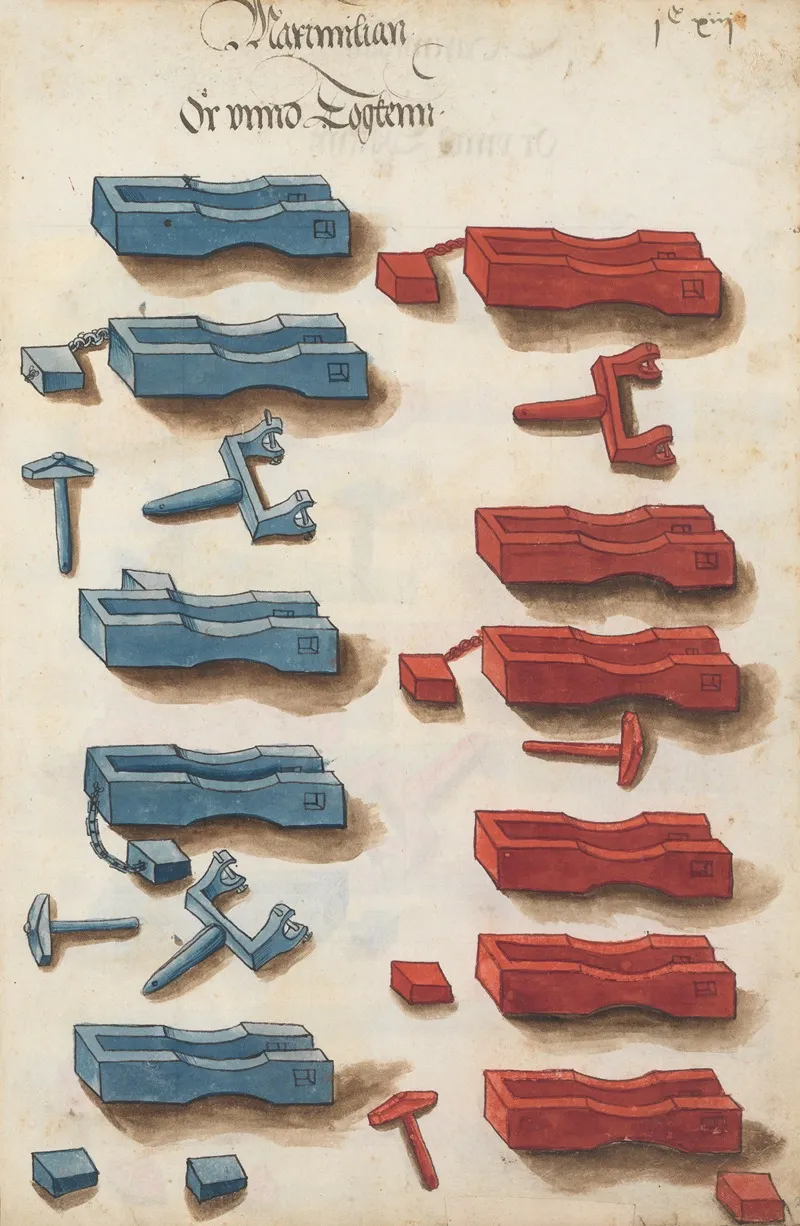 Maximiliani König Zeughauss Pl 24 Wall Art by Jörg Kölderer - High-Resolution Digital Print