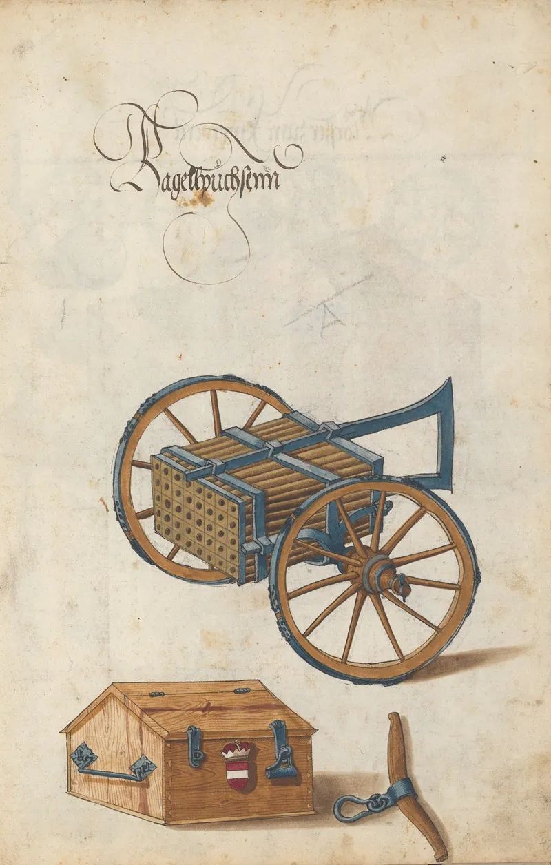 Maximiliani König Zeughauss Pl 43 Wall Art by Jörg Kölderer - High-Resolution Digital Print