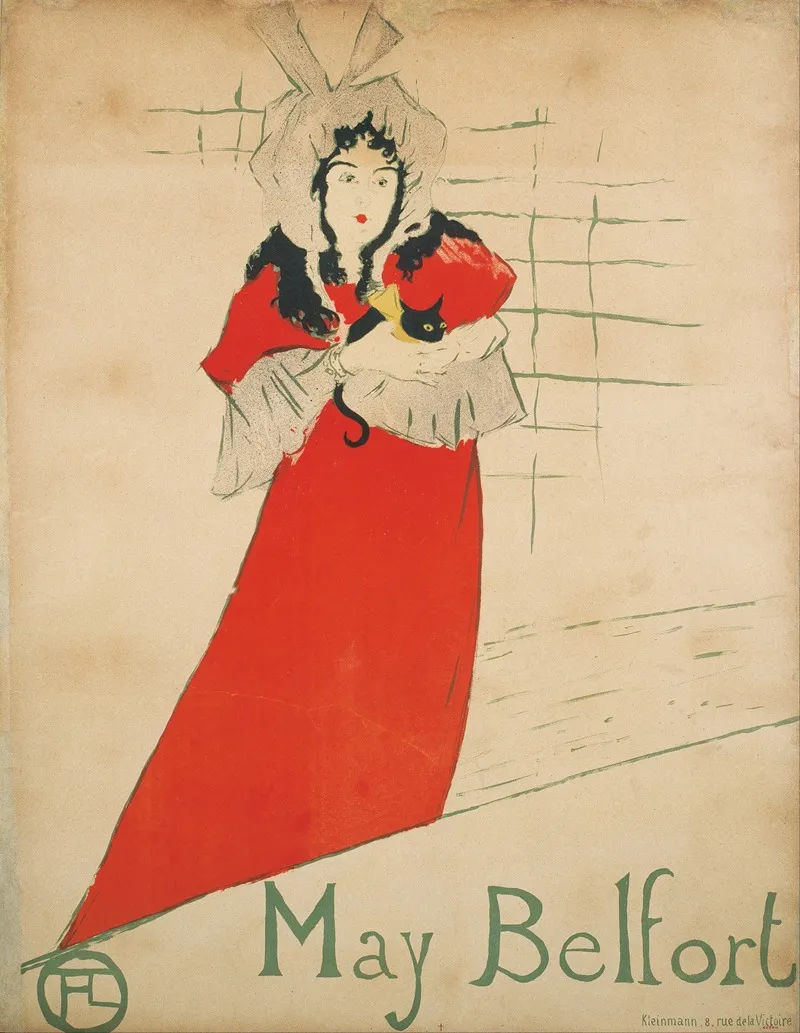 May Belfort Wall Art by Henri de Toulouse-Lautrec - High-Resolution Digital Print