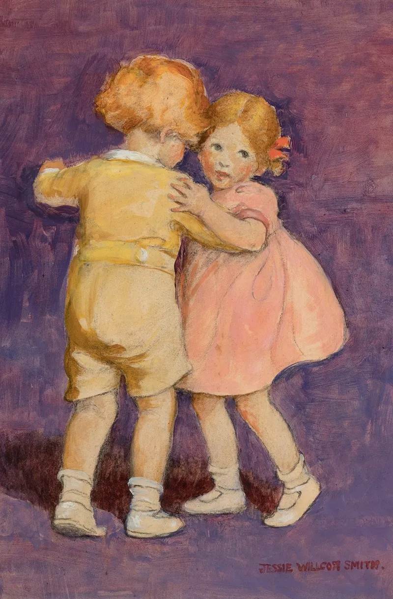 May I Have The Pleasure Wall Art by Jessie Willcox Smith - High-Resolution Digital Print