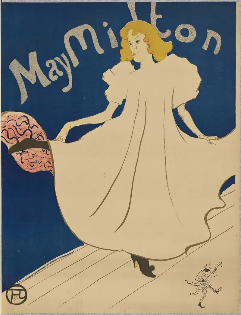 May Milton 3 Wall Art by Henri de Toulouse-Lautrec - High-Resolution Digital Print