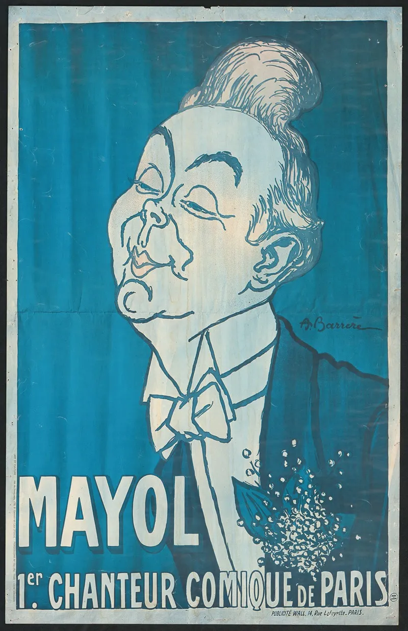 Mayol 1er Chanteur Comique De Paris Wall Art by Art et Culture - High-Resolution Digital Print