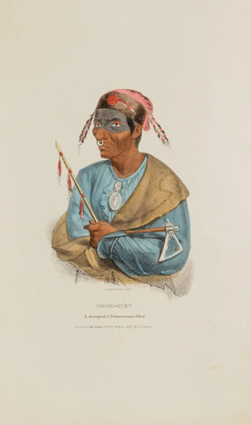 Me No Quet A Distinguished Pottowattomie Chief