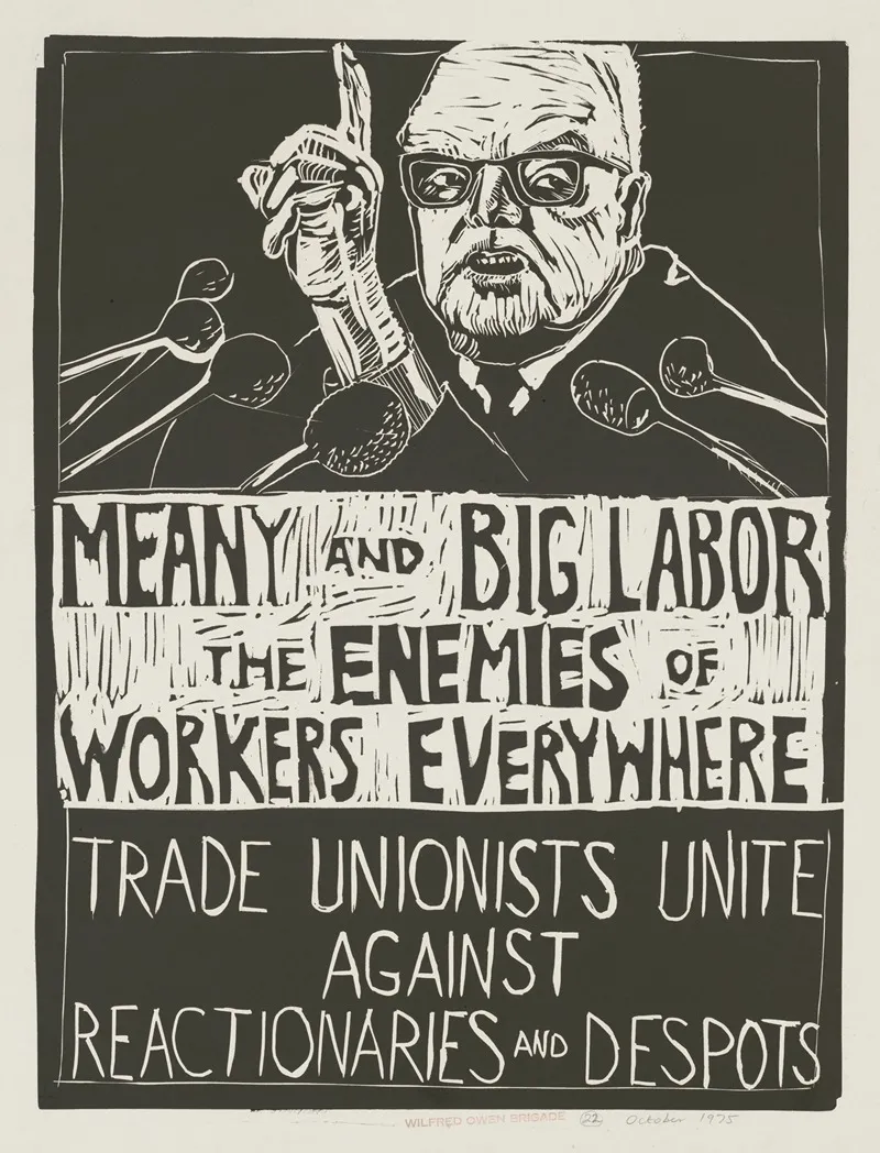 Meany And Big Labor The Enemies Of Workers Everywhere Trade Unionists Unite Against Reactionaries And Despots Wall Art by Rachael Romero - High-Resolution Digital Print