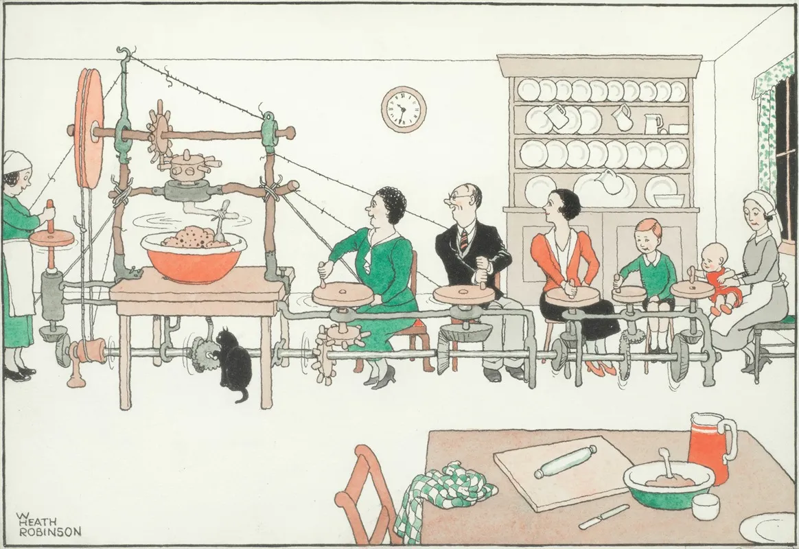 Mechanical Aids For Christmas Apparatus Enabling The Whole Family