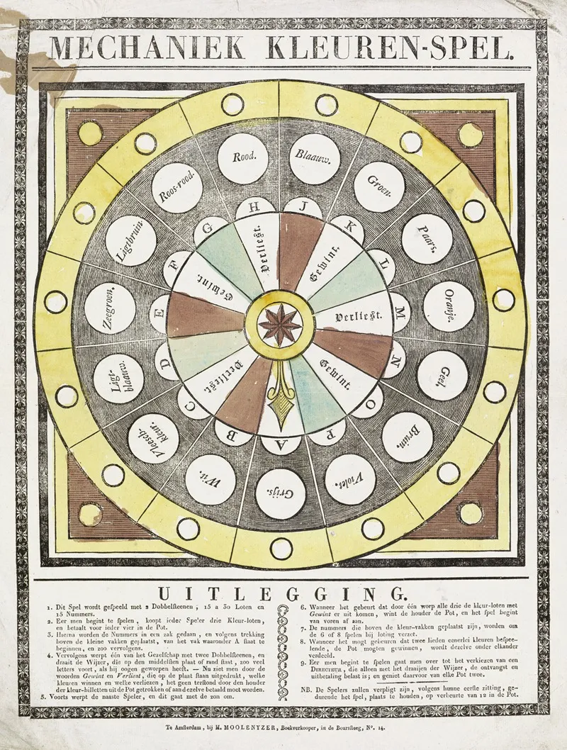 Mechaniek Kleuren Spel Wall Art by Jan Oortman Sr. - High-Resolution Digital Print
