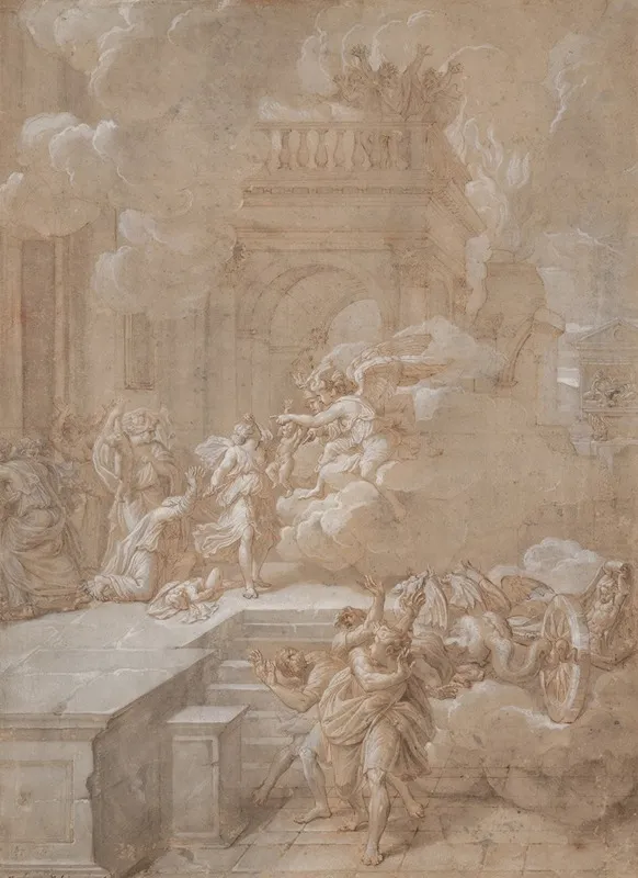 Medea Slaying Her Children Wall Art by Pierre Monier - High-Resolution Digital Print