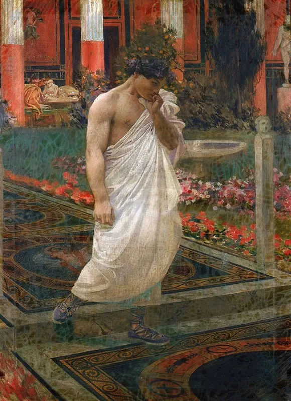 Meditation Wall Art by William de Leftwich Dodge - High-Resolution Digital Print