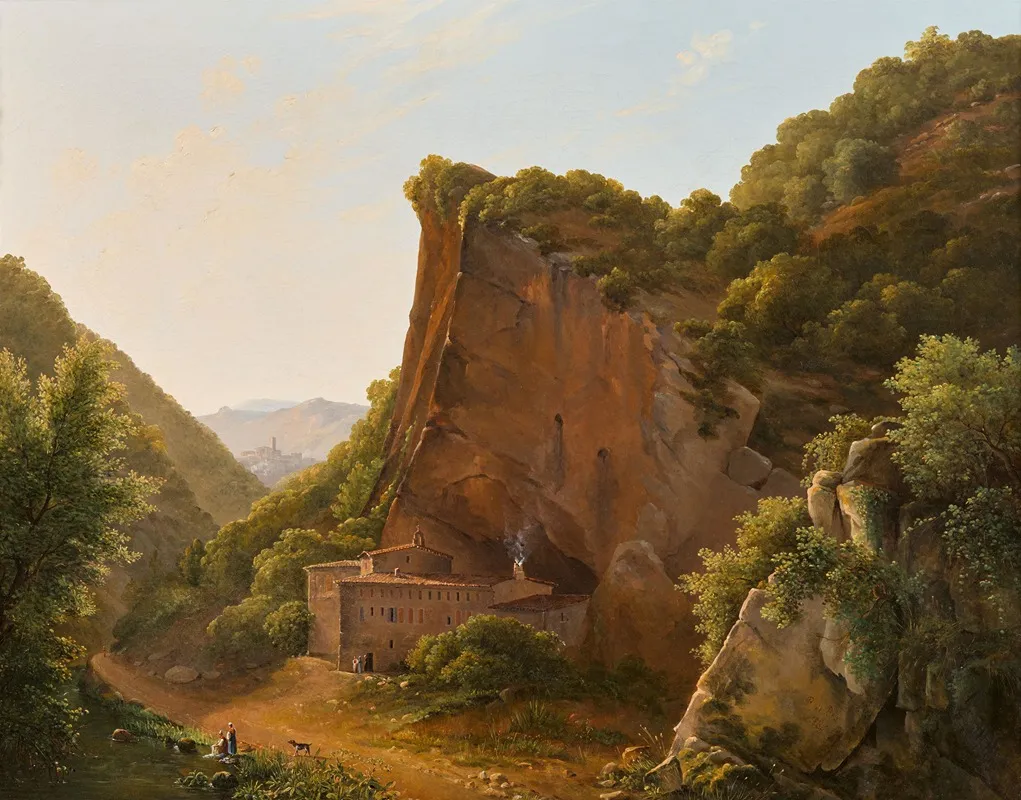 Mediterrane Landschaft Mit Schlucht