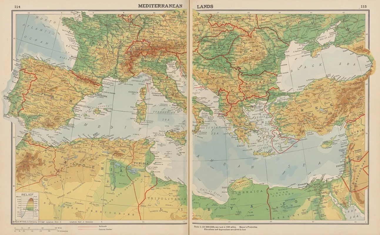 Mediterranean Lands Wall Art by John Paul Goode - High-Resolution Digital Print