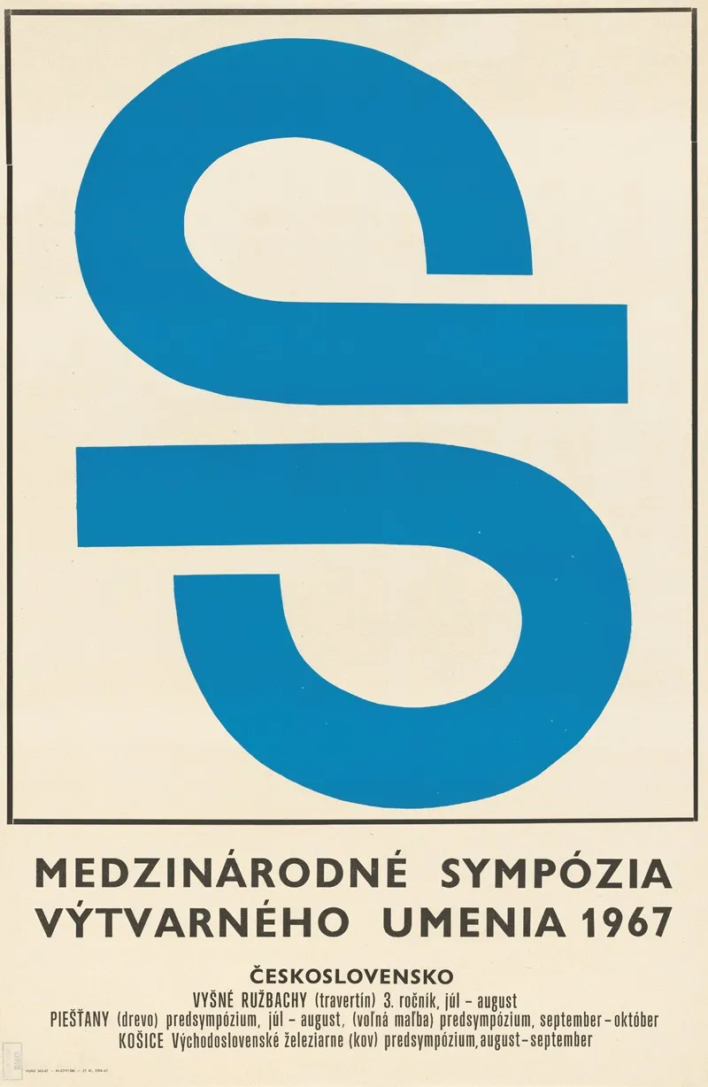 Medzinarodne Sympozia Vytvarneho Umenia 1967 Ceskoslovensko
