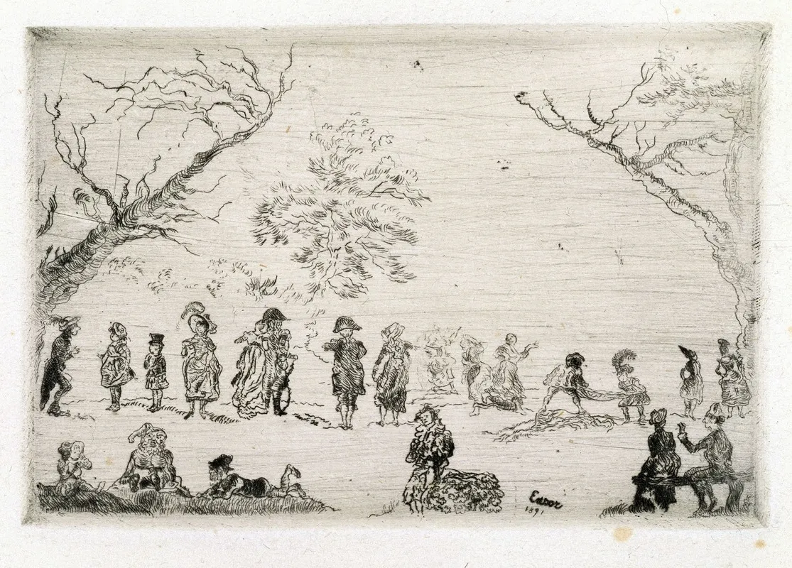 Meeting In A Park
