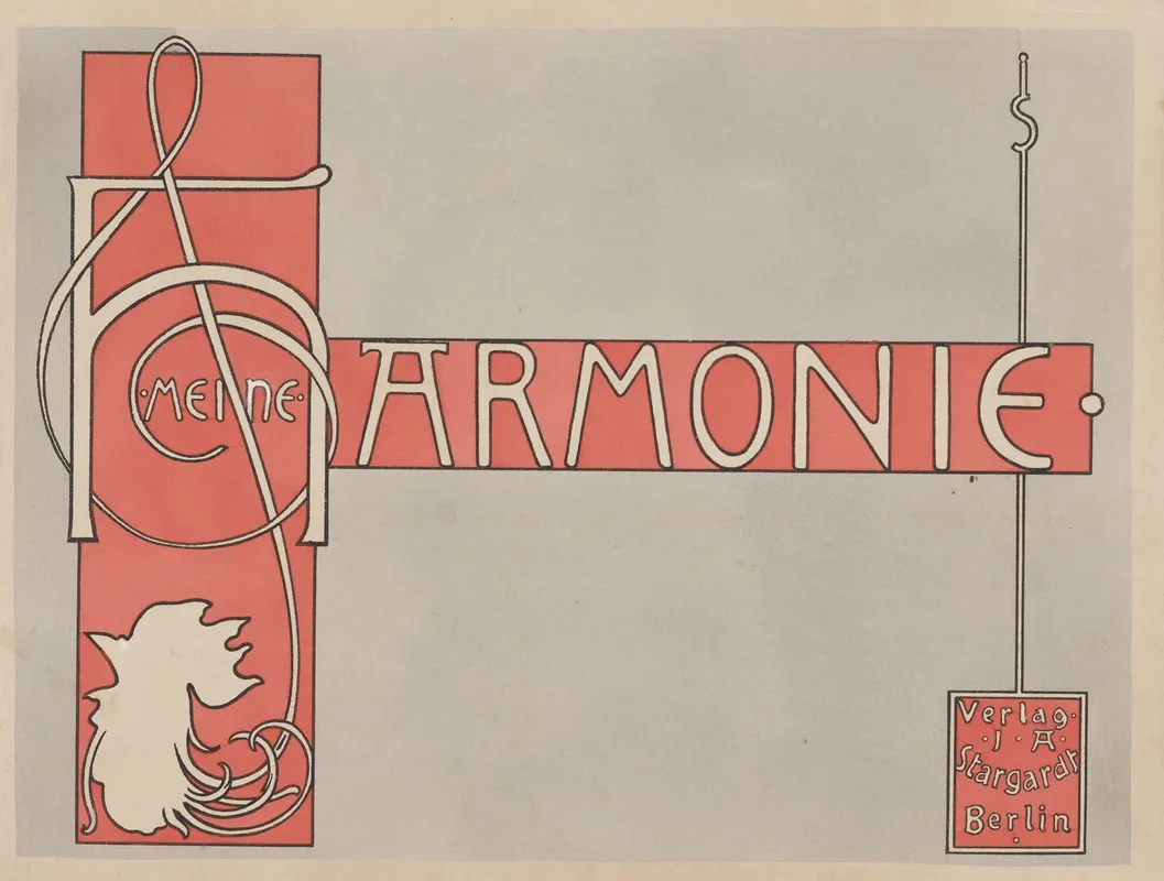 Meine Harmonie Pl 01 Wall Art by Joseph Sattler - High-Resolution Digital Print