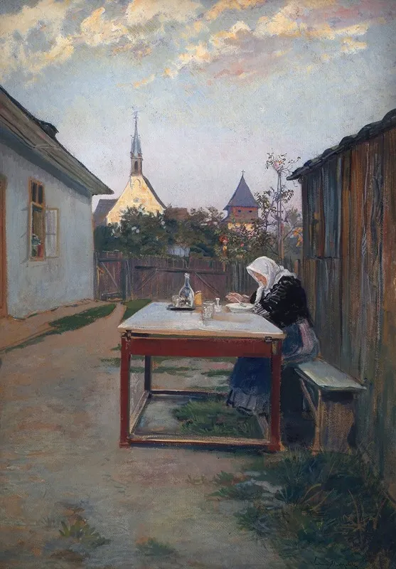 Meine Mutter Abendmahlzeit Wall Art by Ludwig Michalek - High-Resolution Digital Print