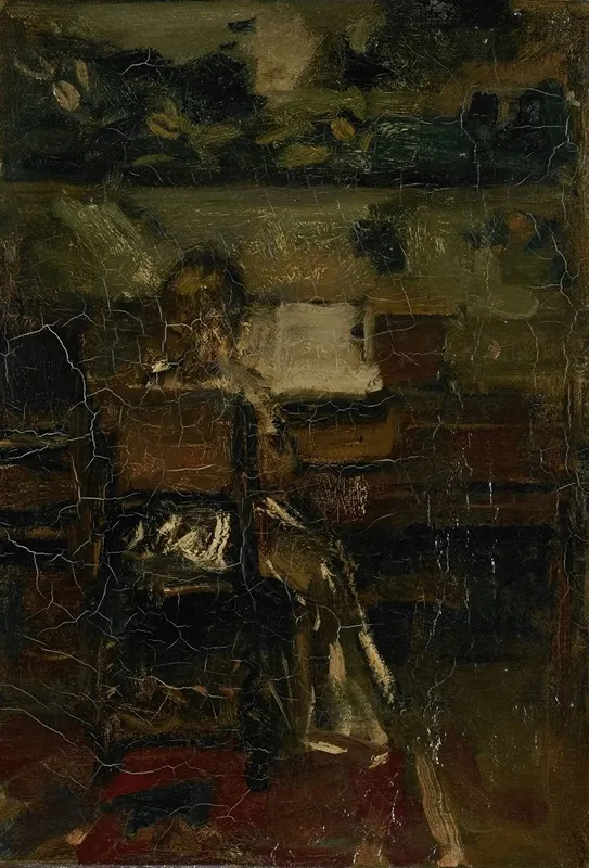 Meisje Aan De Piano