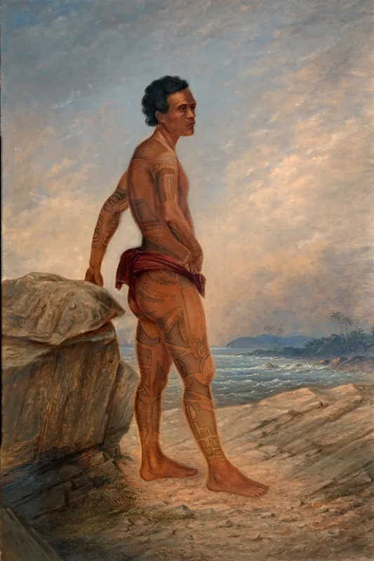 Melanesian Man Wall Art by Antonio Zeno Shindler - High-Resolution Digital Print