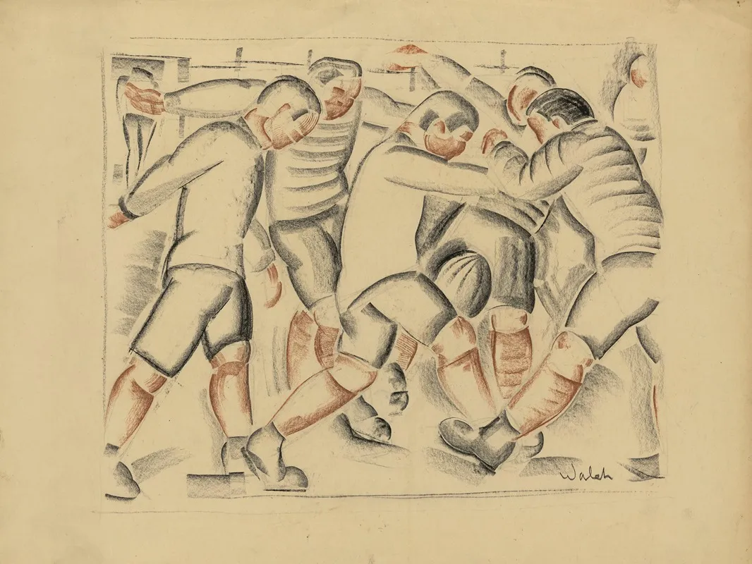 Melee Ouverte Wall Art by Charles Walch - High-Resolution Digital Print
