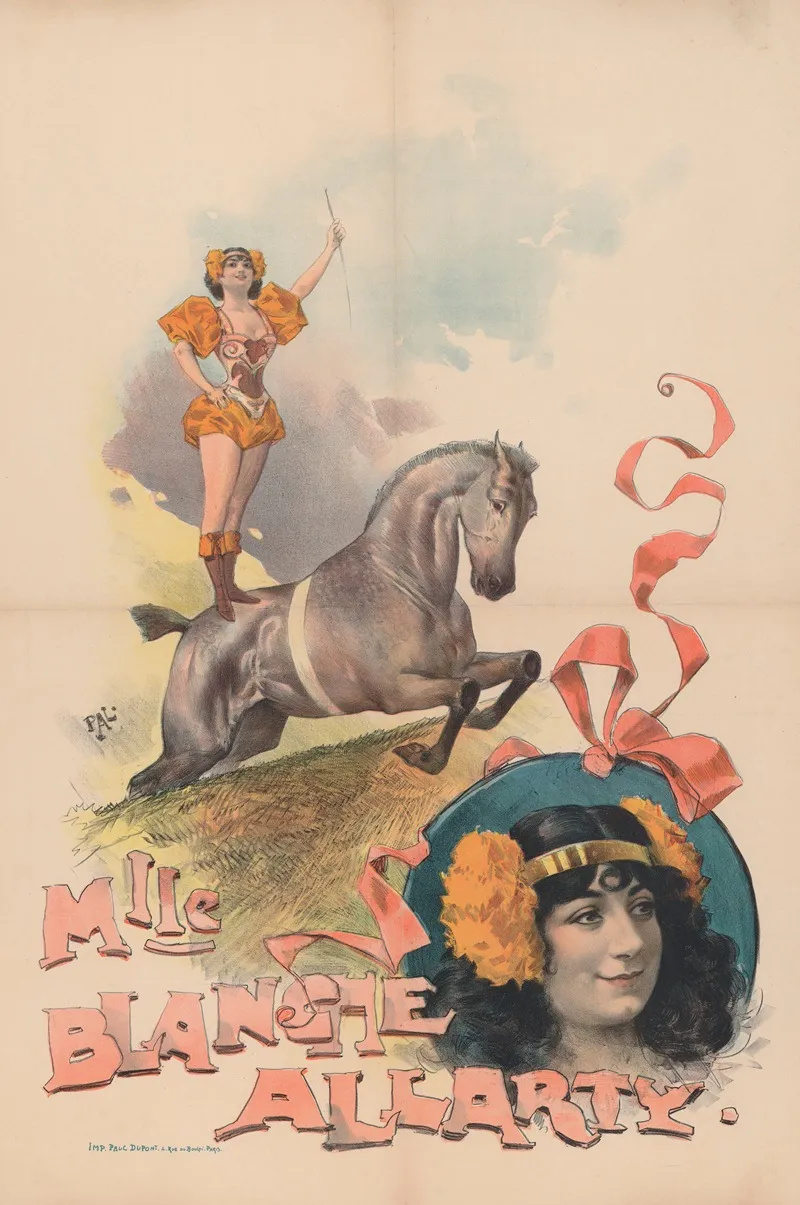 Melle Blanche Allarty Wall Art by Pal (Jean de Paleologue) - High-Resolution Digital Print