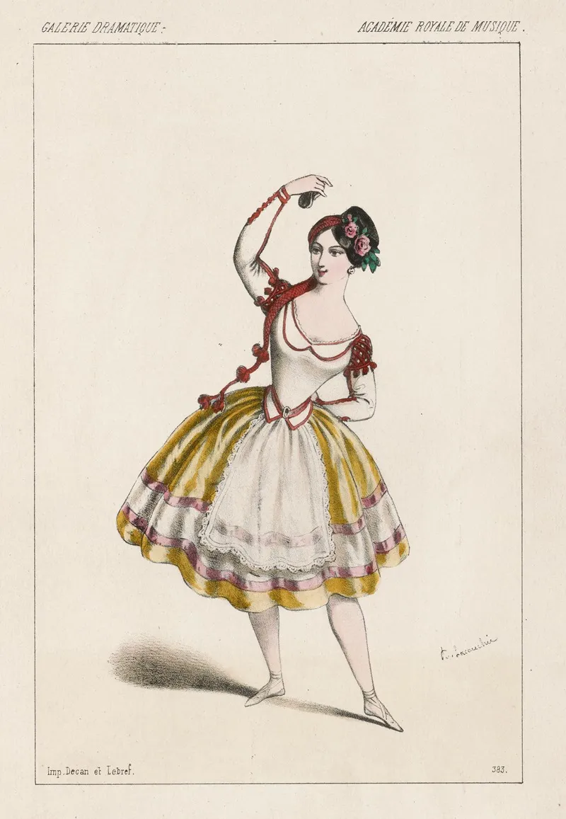 Melle Caroline Lassiat Dans La Fille De Marbre Wall Art by Alexandre Lacauchie - High-Resolution Digital Print