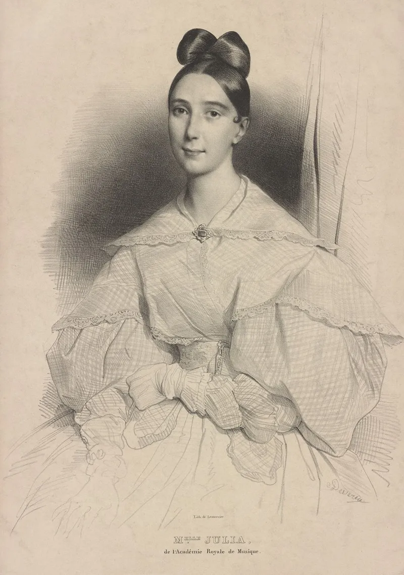 Melle Julia De Lacademie Royale De Musique