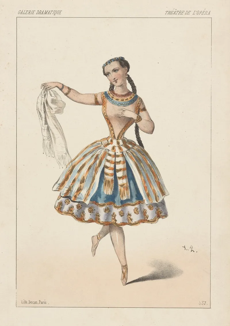 Melle Plumkett Role De Lia Dans Lenfant Prodigue Theatre De Lopera Wall Art by Alexandre Lacauchie - High-Resolution Digital Print