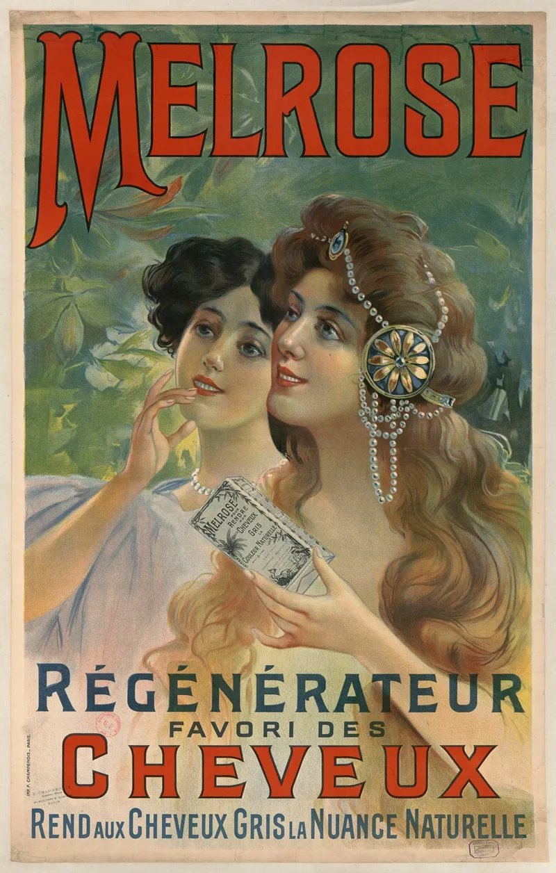 Melrose Regenerateur Favori Des Cheveux Wall Art by Imp. F. Champenois - High-Resolution Digital Print