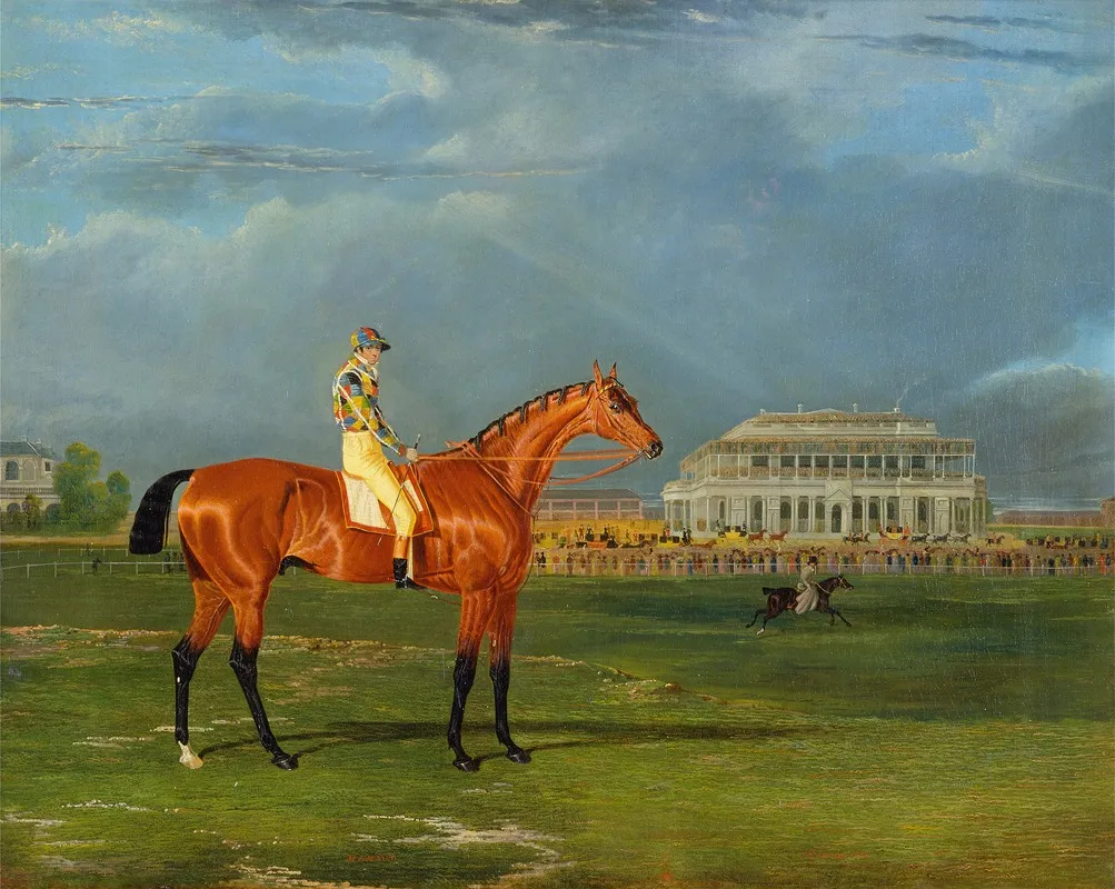 Memnon With William Scott Up Wall Art by John Frederick Herring Snr. - High-Resolution Digital Print