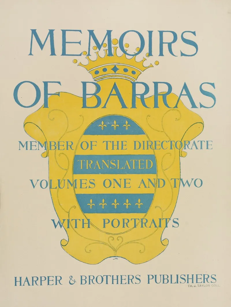 Memoirs Of Barras Wall Art by Anonymous - High-Resolution Digital Print