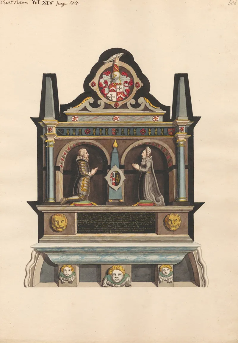 Memorial To Giles Breame From East Ham Church