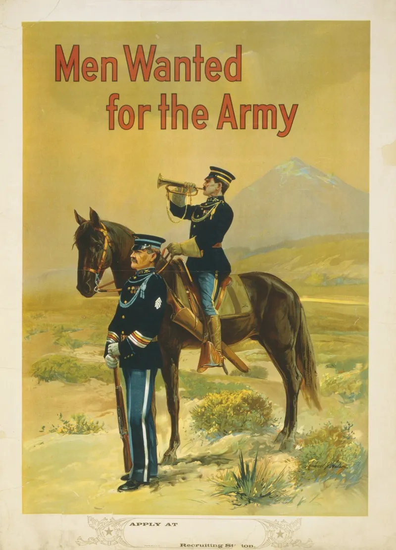 Men Wanted For The Army 3 Wall Art by Michael P. Whelan - High-Resolution Digital Print